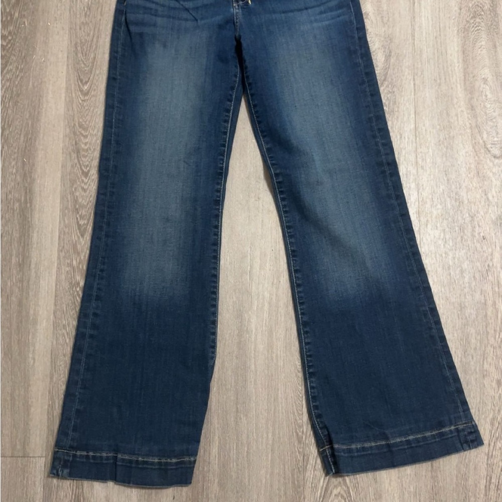 7 For All Mankind Dark Blue Flare Jeans